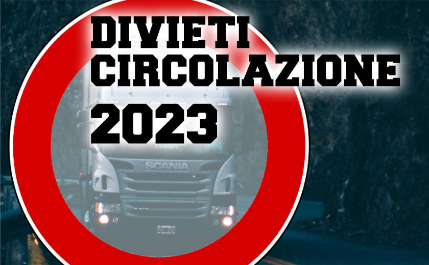 Divieti di circolazione 2023 in Europa per camion