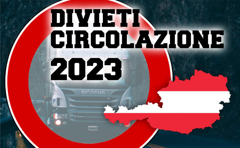 Divieti di circolazione 2023 in Austria per camion
