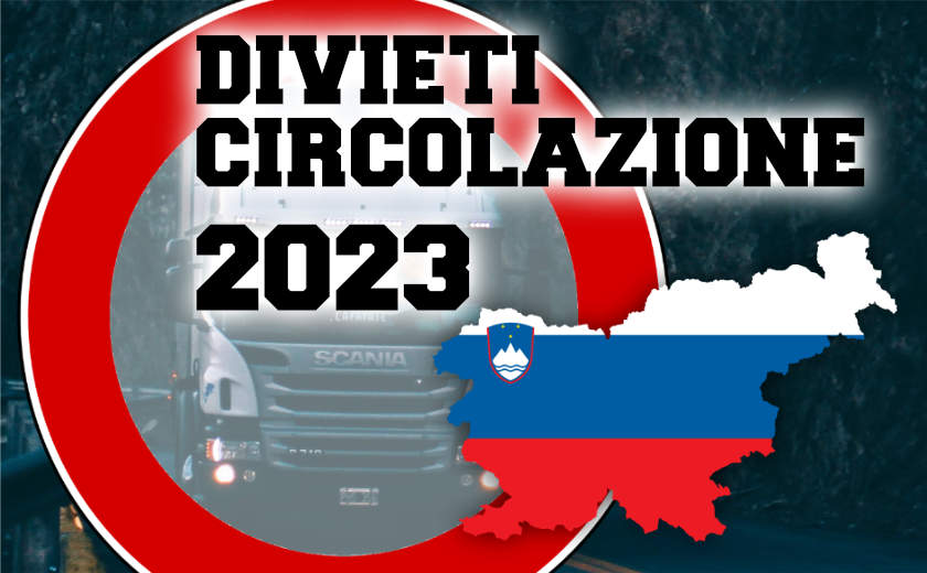Divieti di circolazione 2023 in Slovenia per camion